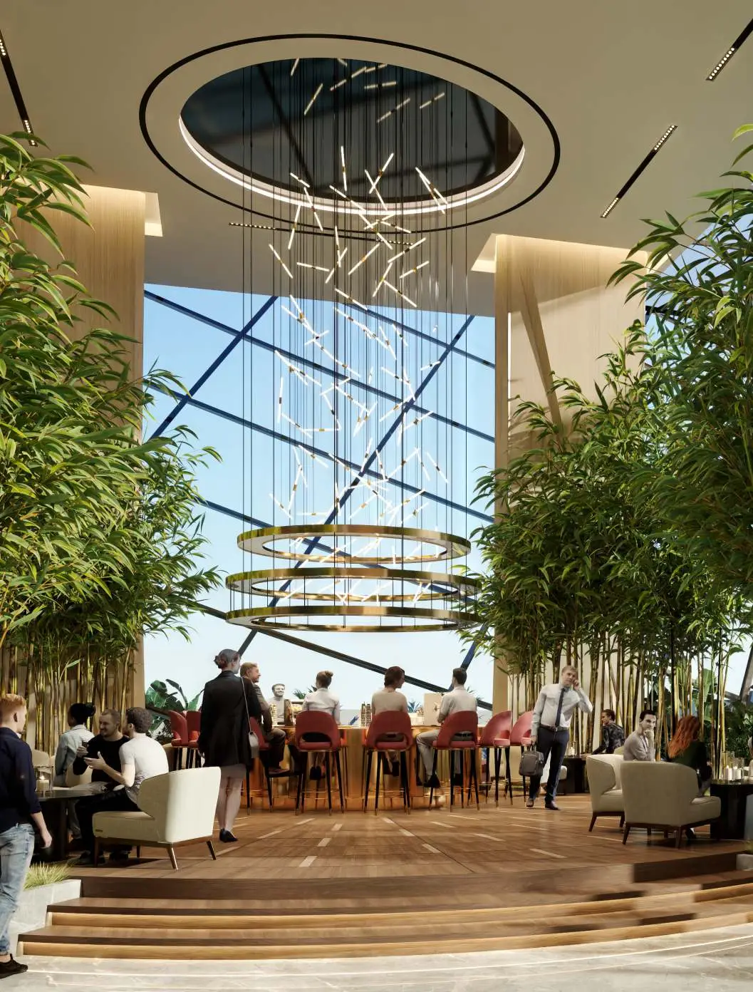 Interior atrium