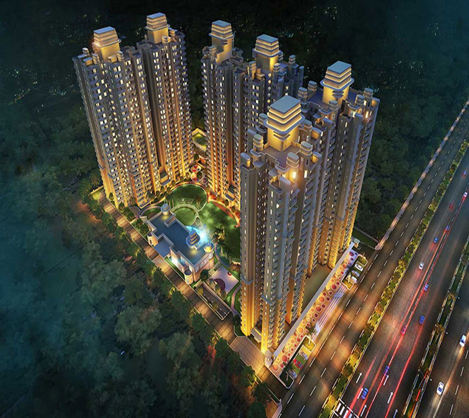 Night aerial view